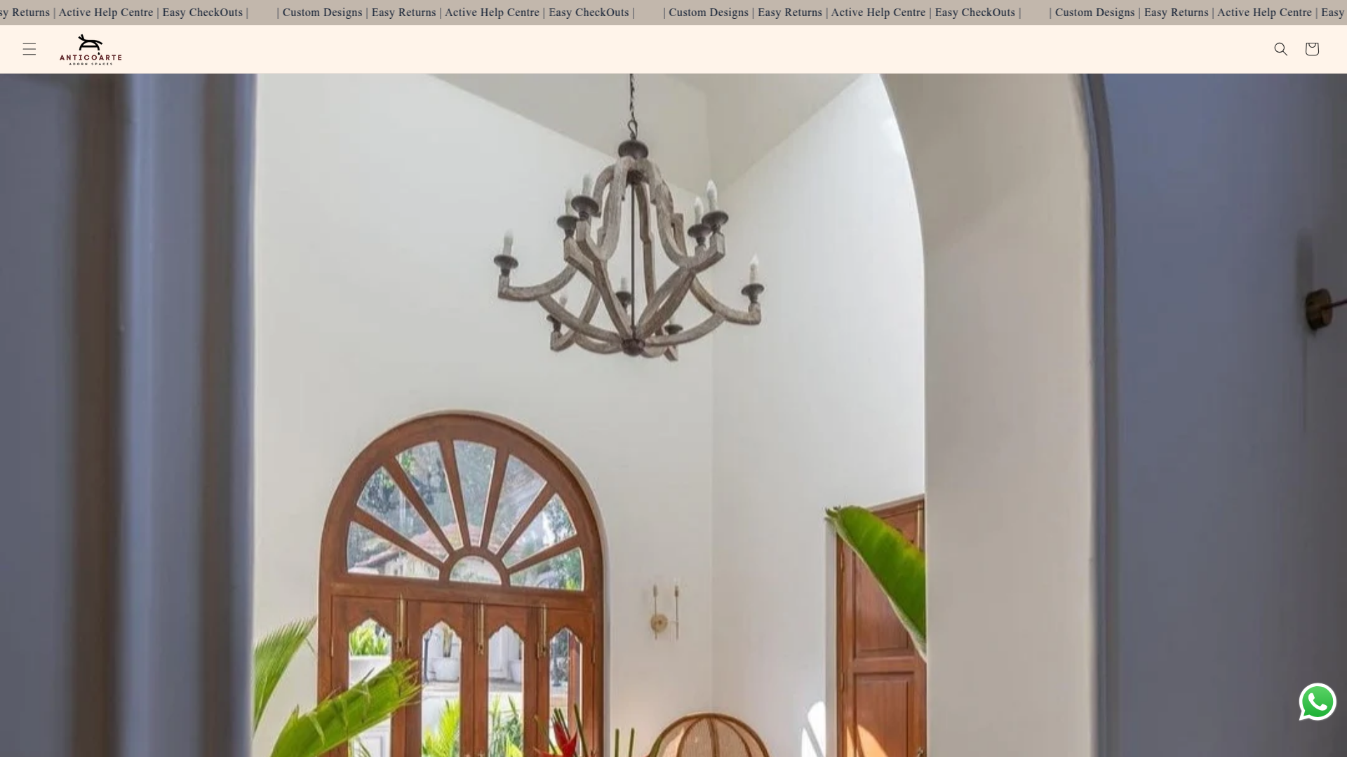 Anticoarte website preview