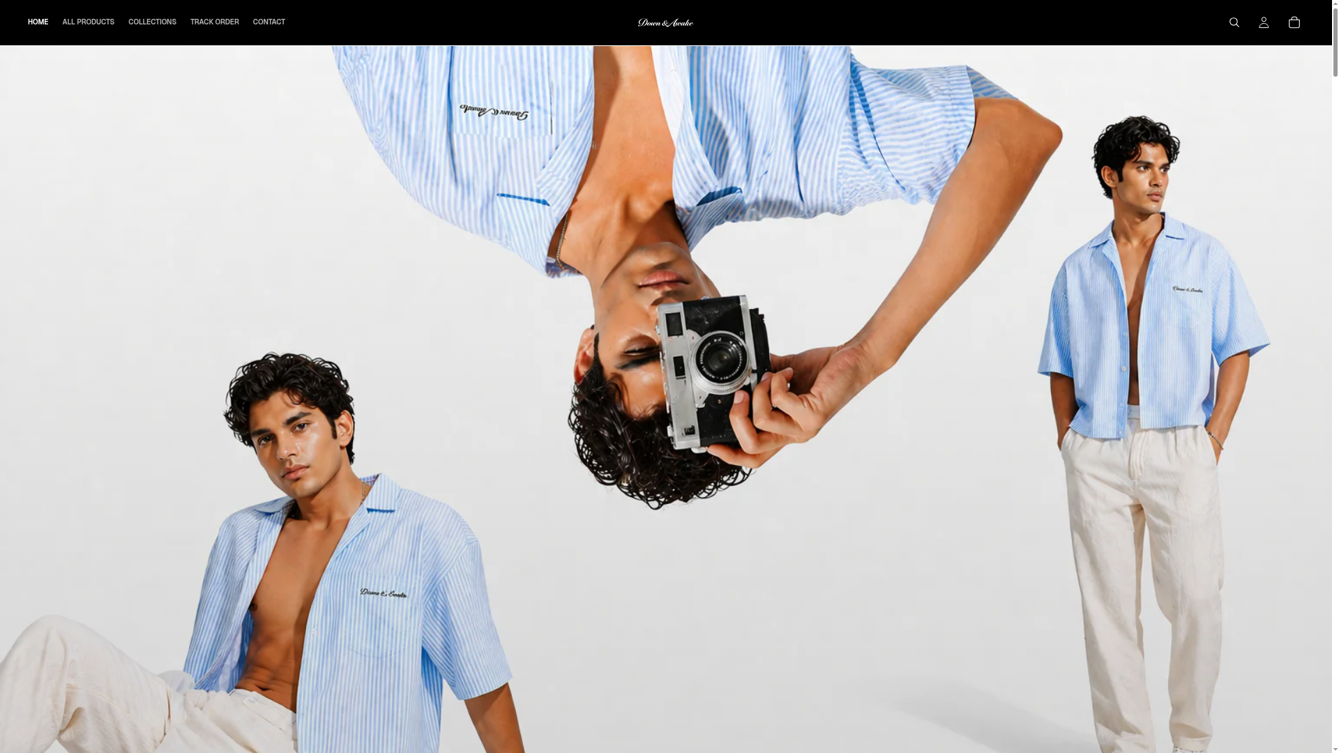 Down and Awake website preview
